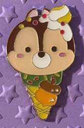109981 - Tsum Tsum Mystery Collection: SDR Ice Cream Cones - Chip - Shanghai Disney Resort