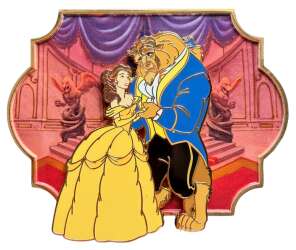 Beauty and the Beast Ballroom Pin