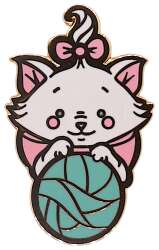 110022 - Fantasy Pin Series: Amanda Nelson Design Co. - Marie With Yarn Ball - Fantasy Unlicensed