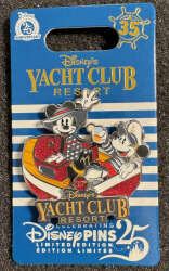 110027 - Disney's Yacht Club Resort - Mickey & Minnie 35th Yacht Club Anniversary - Walt Disney World