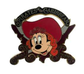 110190 - Pirates of the Caribbean - Fab 5 - Crossed Swords - Minnie Mouse - Tokyo Disneyland Resort