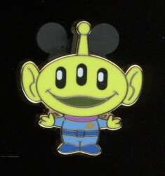 110209 - Toy Story aDorbs! Mystery Collection - Alien with mouth open - Walt Disney Imagineering