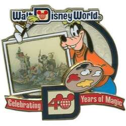 110291 - Walt Disney World 40th Anniversary Concept Art Collection - Goofy and Pirates of the Caribbean - Walt Disney World