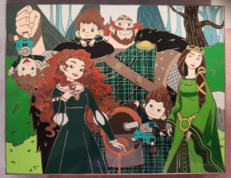 110306 - Family Portrait Series - Brave Family Portrait - Fantasy Unlicensed