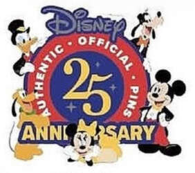 110314 - Celebrating 25 Years of Disney Pin Trading - Pin Trading Anniversary Mini Jumbo - Walt Disney World alternate image
