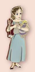 110321 - Rose and Wren Pins - Peter Pan - Wendy - Last Night in the Nursery - Fantasy Unlicensed