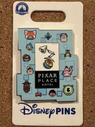 110328 - Pixar Place Hotel - Pixar Pixel Characters - Disneyland Resort