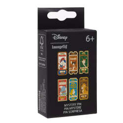 110348 - Loungefly Disney Movie Tickets Blind Box Enamel Pin - BoxLunch Exclusive - Pinocchio - Loungefly alternate image