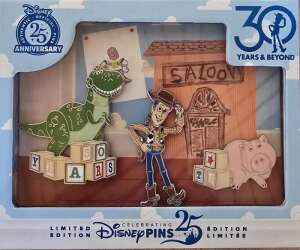 Toy Story 30th Anniversary Pin Set – Limited Edition