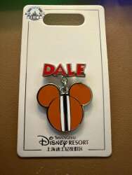 110455 - Mickey Icon Dangle - Dale - Shanghai Disney Resort