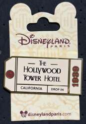 66804 - Twilight Zone Tower of Terror - Hollywood Tower Hotel Luggage Tag - Disneyland Resort Paris alternate image
