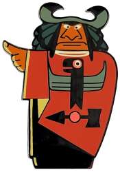 110614 - Peter Pan 50th Anniversary Concept Art Boxed Set - The Chief / Tiger Lily's Dad - Disney Store US