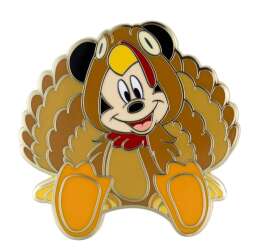 110785 - Pink A La Mode (PALM) Exclusives - Mickey and Minnie Dressed as A Turkey Set - Disney Licensed alternate image