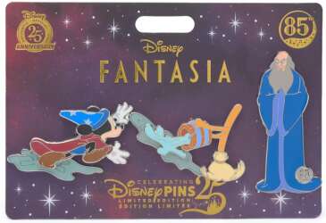 110805 - Fantasia 85th Anniversary - The Sorcerer's Apprentice Pin Set - Disney Store US