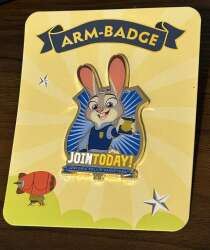110821 - Zootopia Collection Arm-Badge Metal Badge Surprise Box - Judy Hopps- Join Today! ZPD - Disney Licensed alternate image