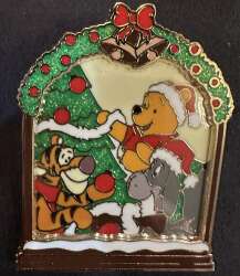 Pooh, Tigger, Eeyore - Decorating a Tree
