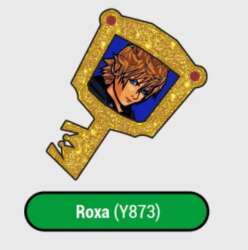 111053 - Figpin - Kingdom Hearts - Mini Mystery Series 1 - Roxa (Y873) - RARE - FiGPiN