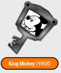 King Mickey (Y868) - Black and White