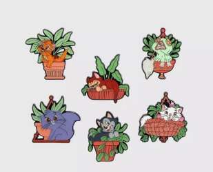 Loungefly Disney Cats Plants Complete 6-Pin Set 2025