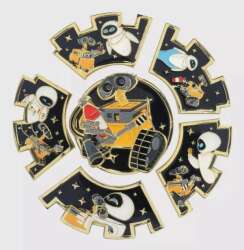 WALL-E Complete 6-Pin Pin Space Puzzle