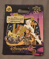 111354 - Aristocats 55th Anniversary - The Aristocats 55th Anniversary Jumbo Pin alternate image