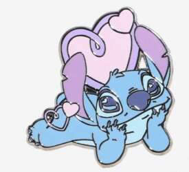 Stitch w/ Cursive Hearts