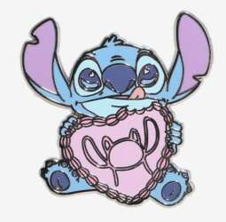 111606 - Stitch & Angel Hearts Blind Box - Stitch w/ Cake Tart - Loungefly