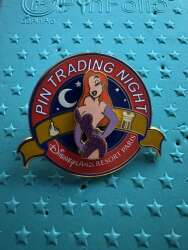 Jessica Rabbit Purple Dress Pin Trading Night