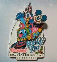 2025 Holiday Time Guided Tour Mickey Train Pin