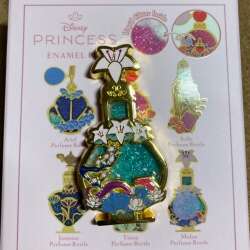 111841 - Disney Princess Liquid Glitter Filled Perfume Bottle - Mulan - Disney Licensed alternate image
