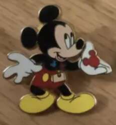 Mickey Lanyard Pin Trader Red Mickey Head