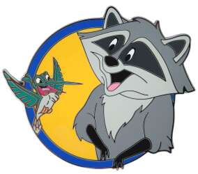 Meeko and Flit on Blue Circle ONLY