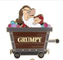 111945 - Pink A La Mode (PALM) - Snow White and the Seven Dwarfs Mine Cart Set - Grumpy - Disney Licensed