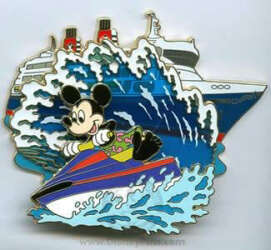 11806 - Featured Artist Collection - Alex Maher - Jet Ski Mickey Mouse - Disney Cruise Line