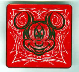 12585 - Pin of the Month - Featured Artist Series - Thomas Scott - Car Detail Mickey - Walt Disney World