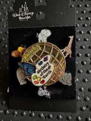 12768 - Animal Kingdom Pin Celebration 2001 - Artistry of the Earth Spinner - Earth Day Version - Walt Disney World alternate image