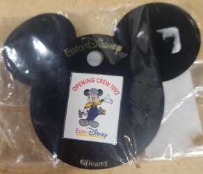 13076 - Euro Disney Opening - Crew - Construction Worker Mickey - Disneyland Resort Paris alternate image