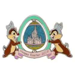 Chip and Dale - Cinderella's Castle Spinner
