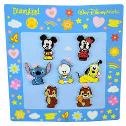 1423 - Cute Characters Mini-Pin Booster Set - Full Set