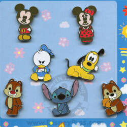 1423 - Cute Characters Mini-Pin Booster Set - Full Set alternate image