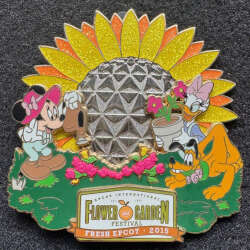 14495 - Epcot International Flower & Garden Festival 2015 - Minnie & Daisy Jumbo - Walt Disney World alternate image
