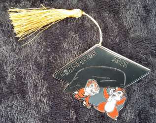 11311 - Graduation - 2015 Chip and Dale under cap with tassel alternate image