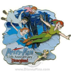 Peter Pan, Wendy, Michael, John and Tinker Bell