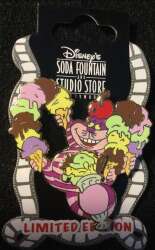 15813 - Mad Ice Cream Party - Cheshire Cat - Disney Studio Store Hollywood / Soda Fountain