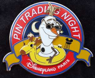 8950 - Pin Trading Night - Summer Olaf with Inner Tube - Disneyland Resort Paris alternate image