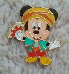 18882 - Tokyo DisneySea Abu's Bazaar Game Prizes - Bon Fire Dance 2010 - Mickey Mouse with Fan - Tokyo Disneyland Resort