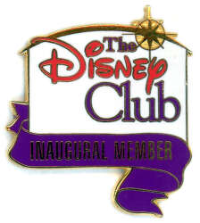 The Disney Club Inaugural Member