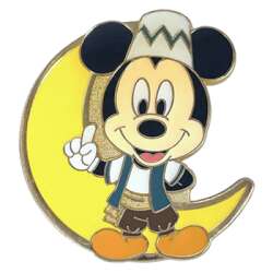 18753 - Tokyo DisneySea Abu's Bazaar Game Prizes - Arabian Coast Game Prize - Moon - Mickey Mouse - Tokyo Disneyland Resort