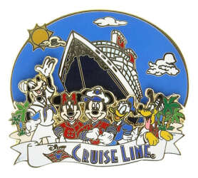 18828 - Disney Cruise Line - Fab Five with the Cruise Ship - Disney Cruise Line