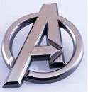 13452 - Marvel Avengers - Pewter A Logo